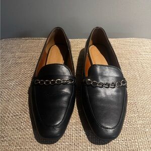 Elegant Black Leather Loafers